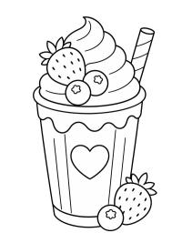 Jordb&aelig;rmilkshake
