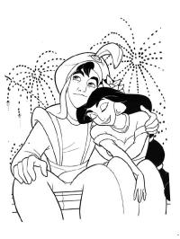 Aladdin og prinsesse Jasmin