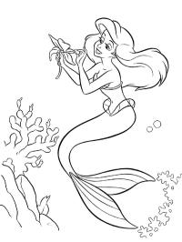 Ariel med blomst