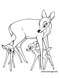 Bambi med moren og Faline