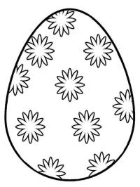 Påskeegg med blomster