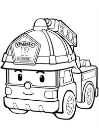 Brannbilen Roy (Robocar Poli)