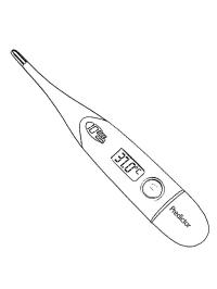 Digitalt kroppstermometer