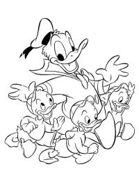 Donald Duck med Ole, Dole og Doffen