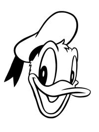 Donald Duck ansikt