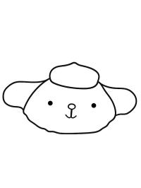 Pompompurin sitt hodet