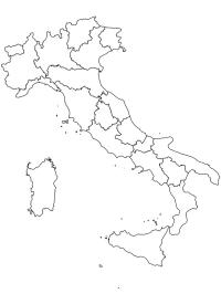 Kart over Italia