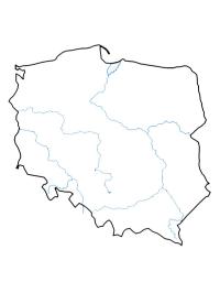 Kart over Polen