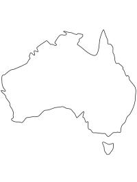 Kart over Australia
