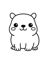 Kawaii capybara