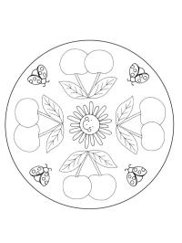 Kirsebær mandala