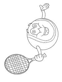 Smilende tennisball