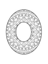 Bokstaven O mandala