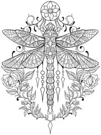 Øyenstikker sommerfugl tatovering