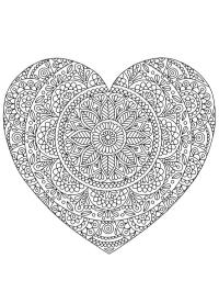 Mandala hjerte