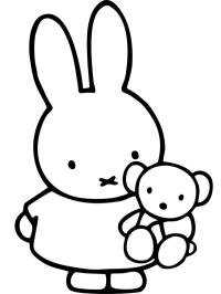 Miffy med bamse