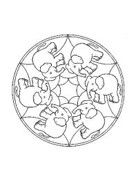 Elefant mandala