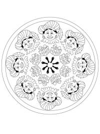 Svarteper mandala