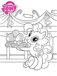 Pinkie Pie med kake