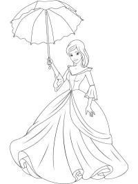 Prinsesse med paraply