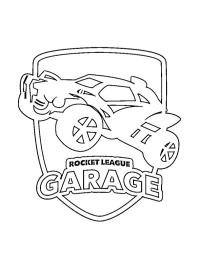 Rocket League garage