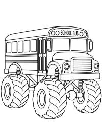 Skolebuss-monstertruck