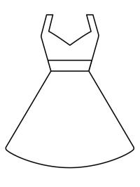 Enkel kjole