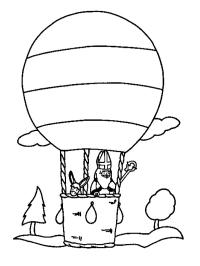 St. Nikolas i luftballong