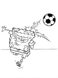 Svampebob spiller fotball