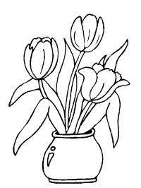 Tulipaner i vase