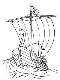 Vikingskipet drakkar