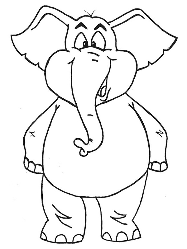 Elefant Fargeleggingsside Elefant Fargeleggingsside