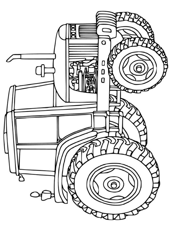 Traktor Fargeleggingsside Traktor Fargeleggingsside