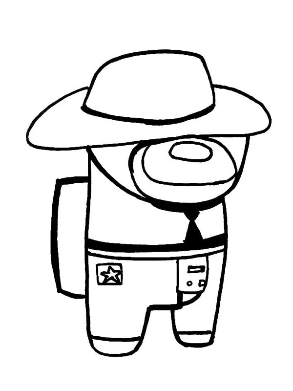 Among Us Cowboy Fargeleggingsside Among Us Cowboy Fargeleggingsside