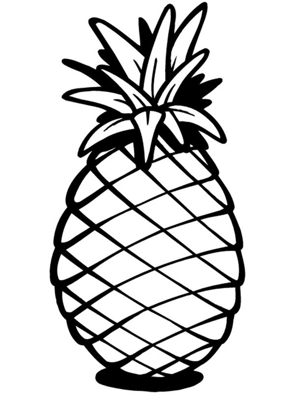 Ananas Fargeleggingsside Ananas Fargeleggingsside