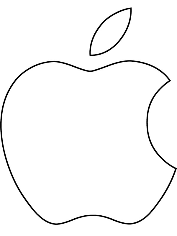Apple logo Fargeleggingsside Apple logo Fargeleggingsside