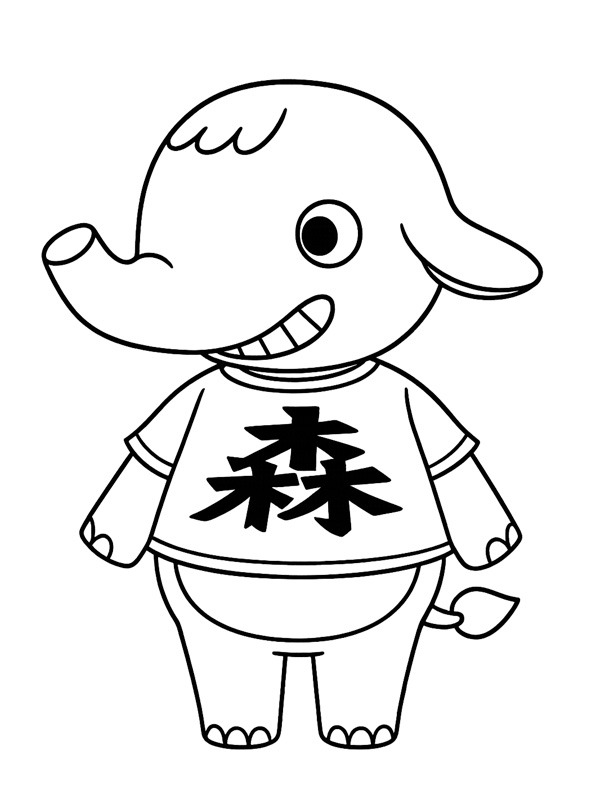 Axel (Animal crossing) Fargeleggingsside Axel (Animal crossing) Fargeleggingsside