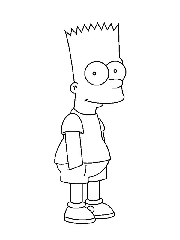 Bart Simpson Fargeleggingsside Bart Simpson Fargeleggingsside