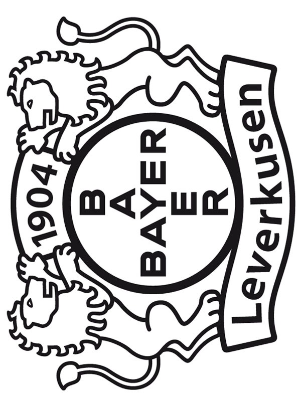 Bayer Leverkusen Fargeleggingsside Bayer Leverkusen Fargeleggingsside