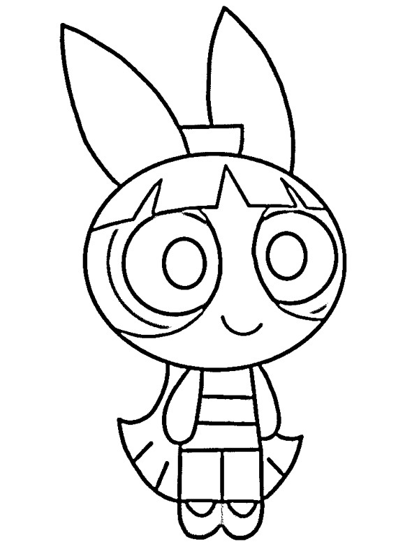 Blomst (Powerpuffjentene) Fargeleggingsside Blomst (Powerpuffjentene) Fargeleggingsside