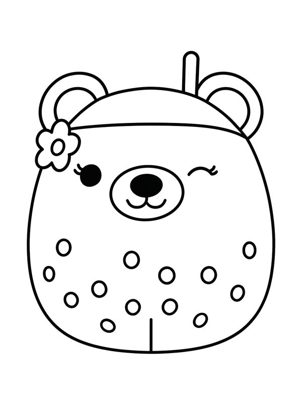 Boba Bear Squishmallows Fargeleggingsside Boba Bear Squishmallows Fargeleggingsside
