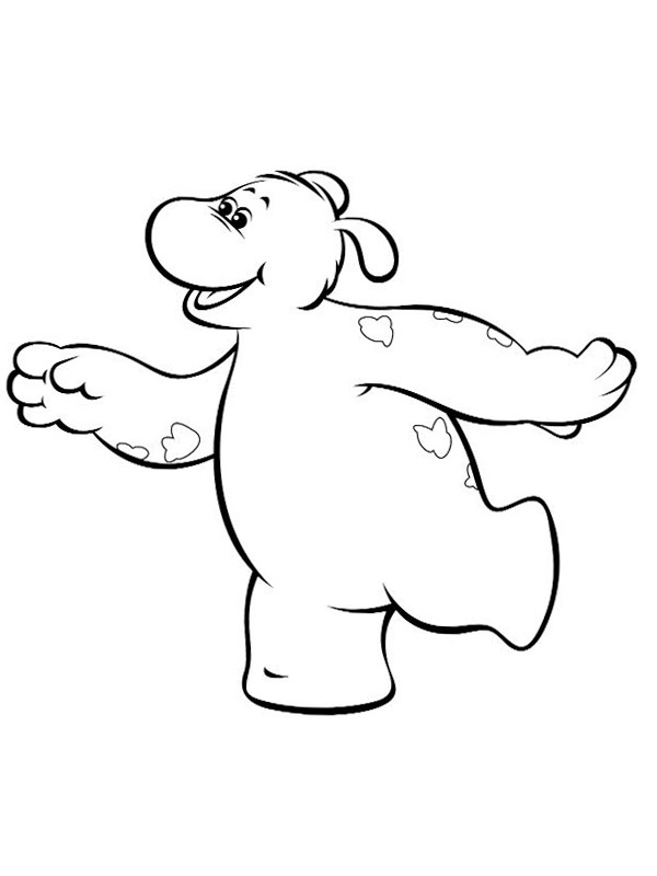 Stor danser Fargeleggingsside Stor danser Fargeleggingsside