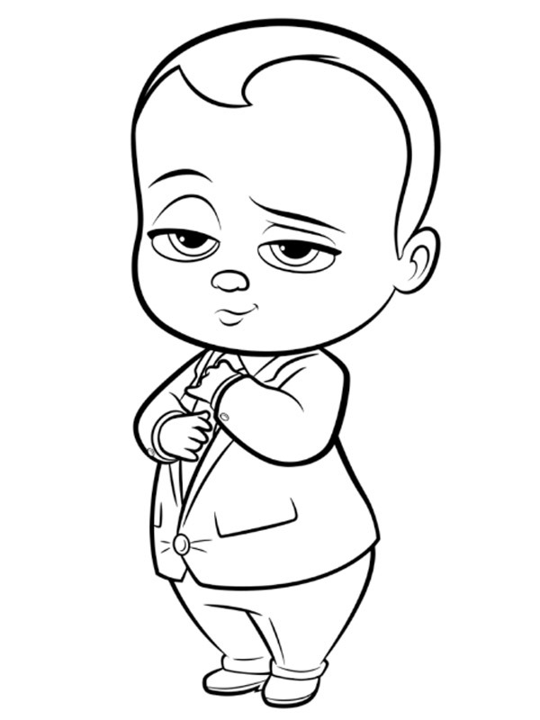 Boss baby Fargeleggingsside Boss baby Fargeleggingsside