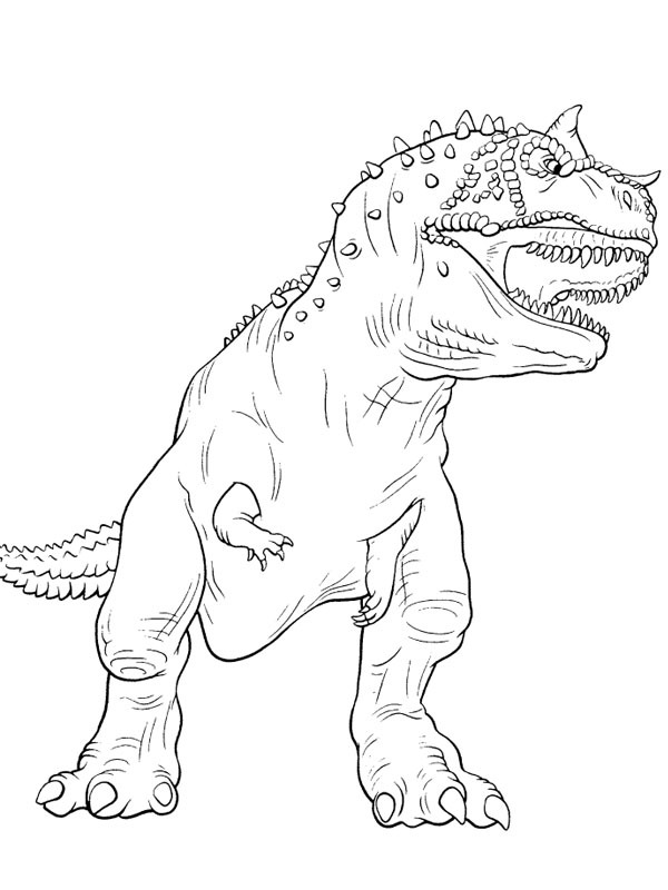 Carnotaurus Fargeleggingsside Carnotaurus Fargeleggingsside