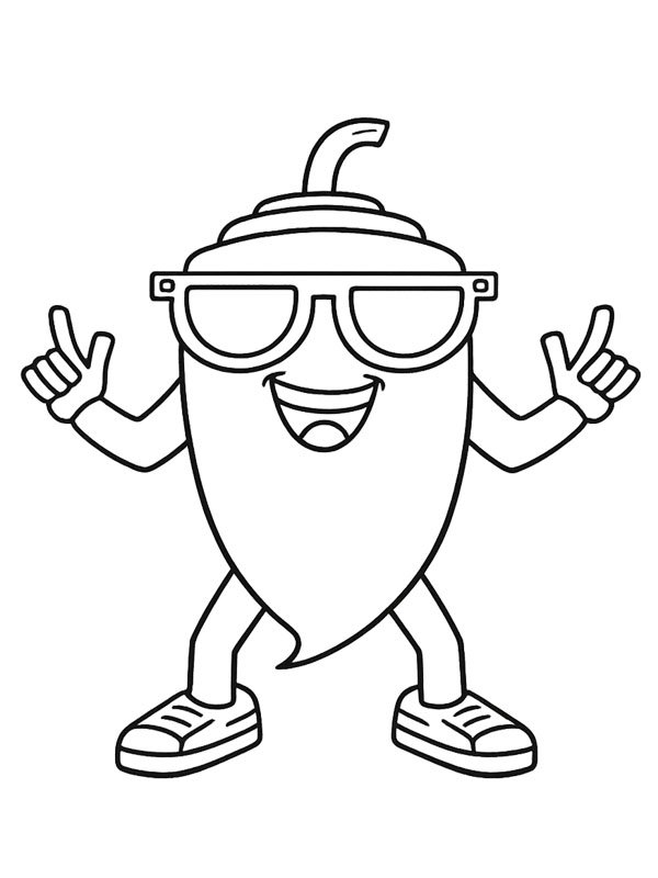 Chillin Chili (Steal a Brainrot) Fargeleggingsside Chillin Chili (Steal a Brainrot) Fargeleggingsside