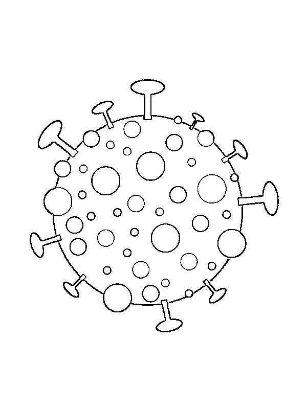 Koronavirus Fargeleggingsside Koronavirus Fargeleggingsside