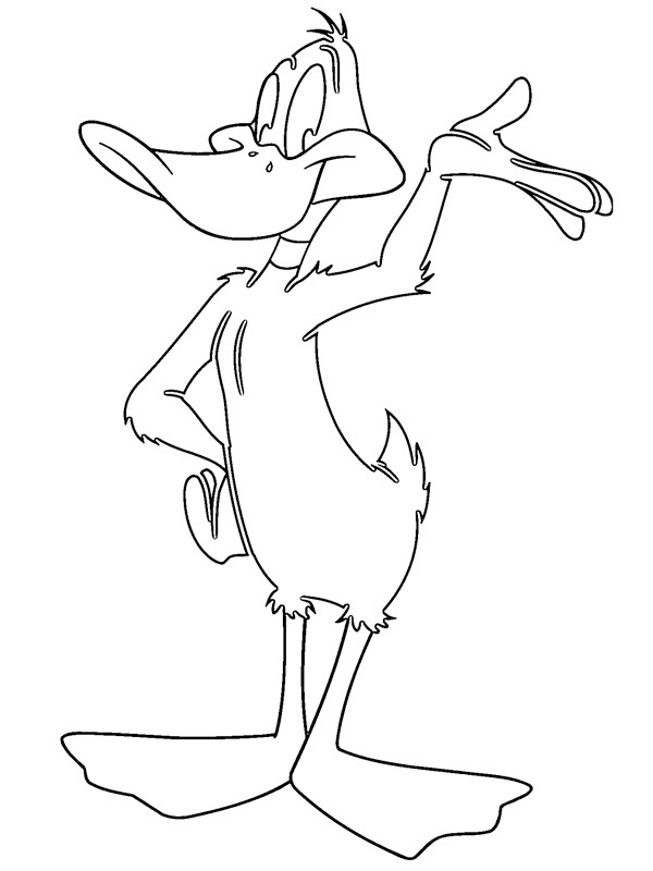 Daffy Duck Fargeleggingsside Daffy Duck Fargeleggingsside