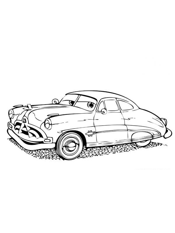 Doc Hudson (Biler) Fargeleggingsside Doc Hudson (Biler) Fargeleggingsside