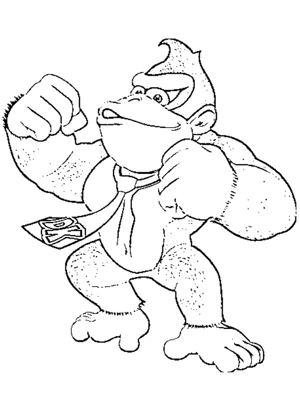 Donkey Kong Fargeleggingsside Donkey Kong Fargeleggingsside