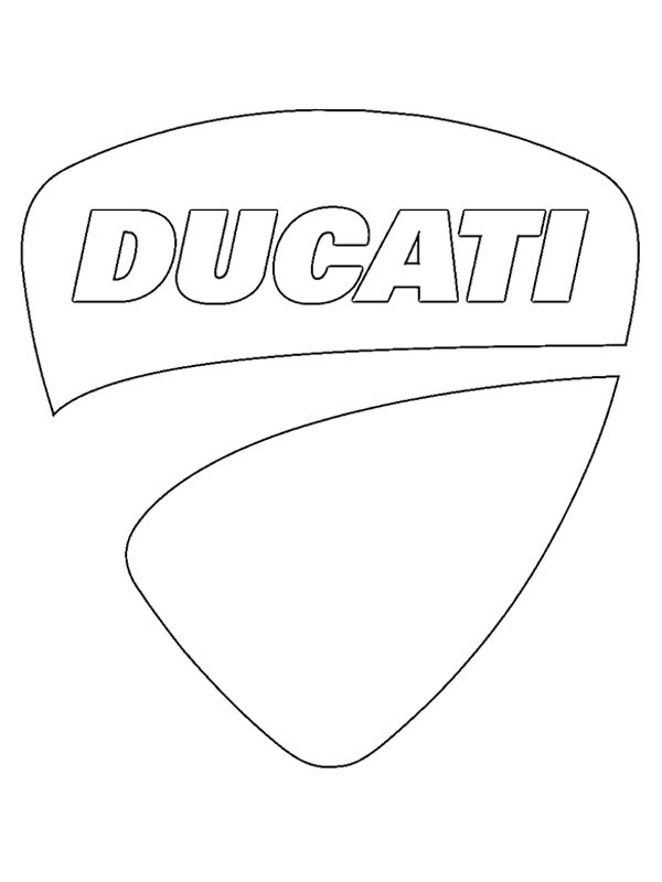 Ducati logo Fargeleggingsside Ducati logo Fargeleggingsside